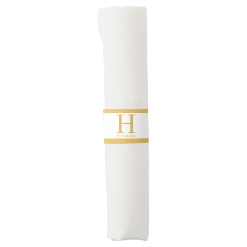 Monogram Personalized Napkin Bands