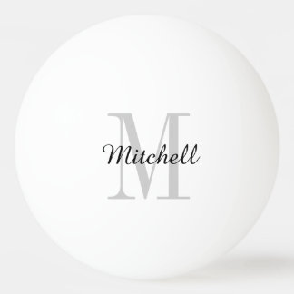 Monogram Personalized Ping Pong Balls