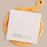 Monogram Personalized Pink Initial And Name  Kitchen Towel<br><div class="desc">Add a touch of elegance to your bathroom or beach day with our Minimalistic Monogram Personalized Pastel Pink Towel. Featuring a soft pastel pink background, this luxurious towel is adorned with a sleek monogram initial and your custom name in a modern font. Perfect for everyday use, gym sessions, or lounging...</div>