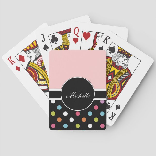 Monogram Personalized Playing Cards (Back)