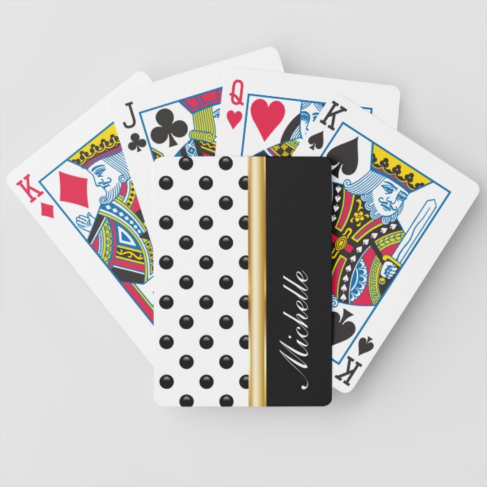 Monogram Personalized Playing Cards