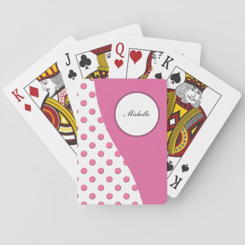 Monogram Personalized Playing Cards