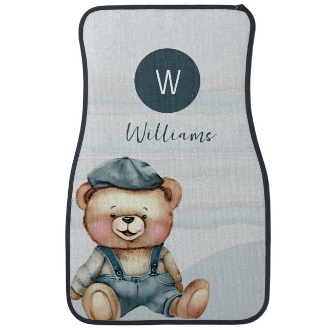 Monogram Personalized Set of Car Mats (Front)