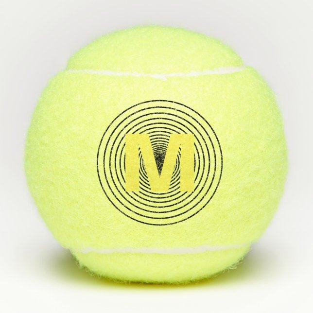 Monogram Personalized Tennis Balls (Front)