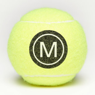 monogram personalized tennis balls