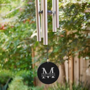 Monogram Personalized Wind Chime