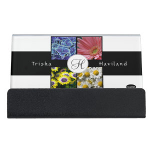 Monogram Photo Business Card Holder HAMbyWG