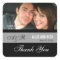 Monogram Photo Wedding Favor Stickers