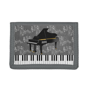 MONOGRAM PIANO TRI-FOLD WALLET