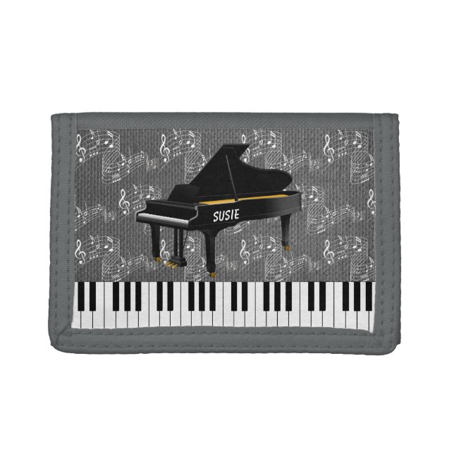 MONOGRAM PIANO TRI-FOLD WALLET (Front)
