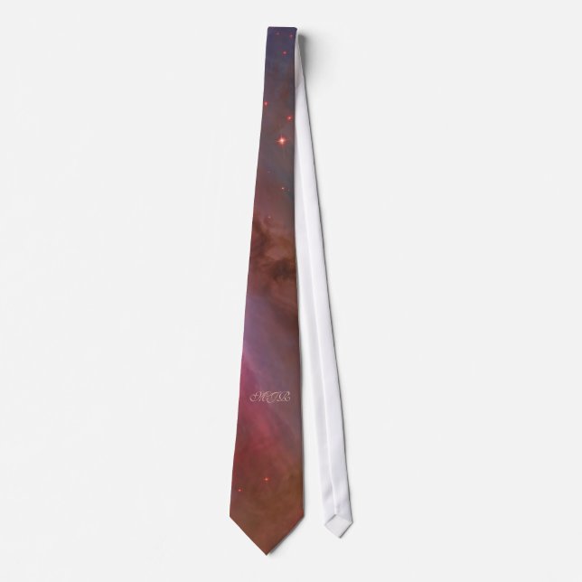 Monogram Pillars of Dust, Orion Nebula Neck Tie (Front)