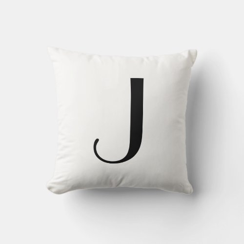 Monogram Pillows Letter J