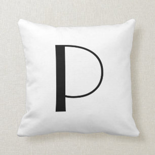 Monogram Pillows Letter P