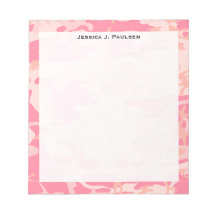 Monogram Pink and Peach Camouflage