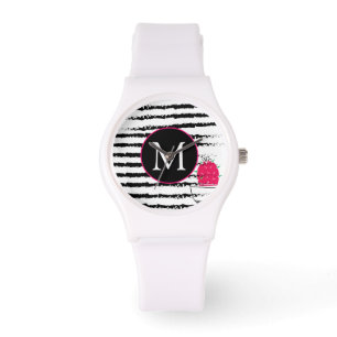 Monogram Pink Cactus pattern Watch