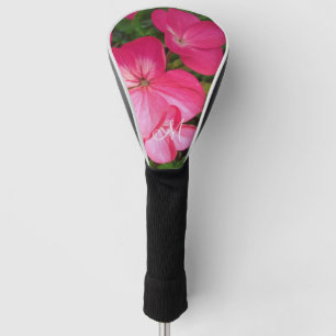 Monogram Pink Floral Photography Golf Head Cover