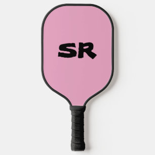 Monogram Pink Personalized Pickleball Paddle