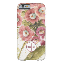 Monogram | Pink Primrose Barely There iPhone 6 Case