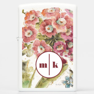 Monogram   Pink Primrose Zippo Lighter