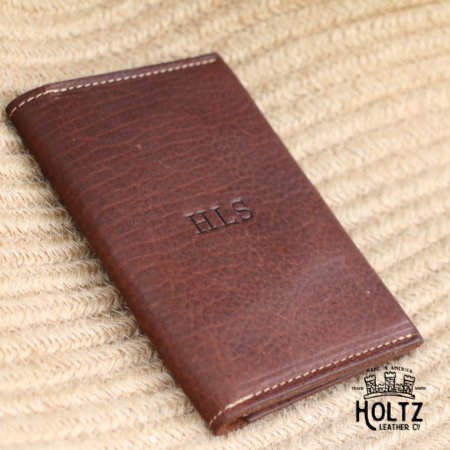 Monogram Pioneer Fine Leather Passport Wallet
