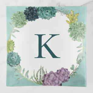 Monogram   Plant Happiness   Happines is Buying Pl Trinket Tray