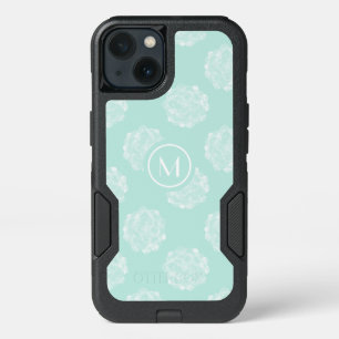 Monogram Plant Happiness Pastel Succulent Patt iPhone 13 Case