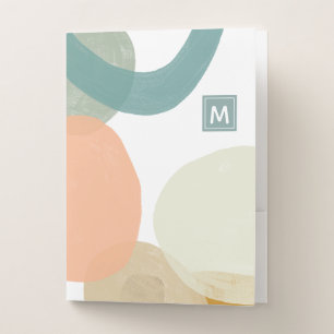 Monogram   Platelet Pocket Folder