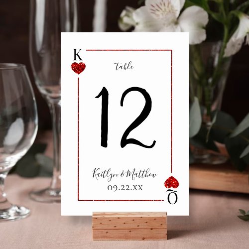 Monogram Playing Card Wedding Collection