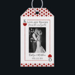Monogram Playing Card Wedding Collection Gift Tags<br><div class="desc">Celebrate in style with these stylish and very trendy wedding tags. The design is easy to personalize with your special event wording and your guests will be thrilled when they see these fabulous tags.</div>