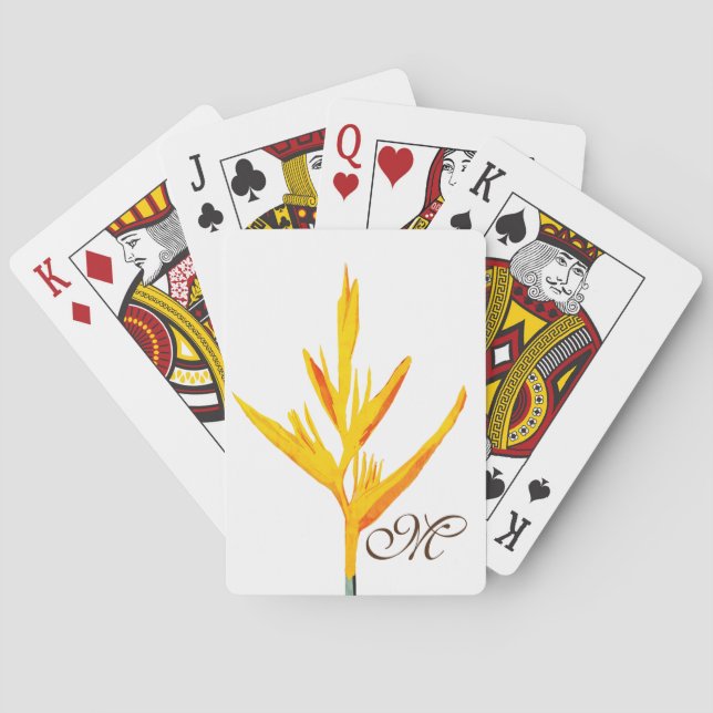 Monogram Poker Cards (Back)