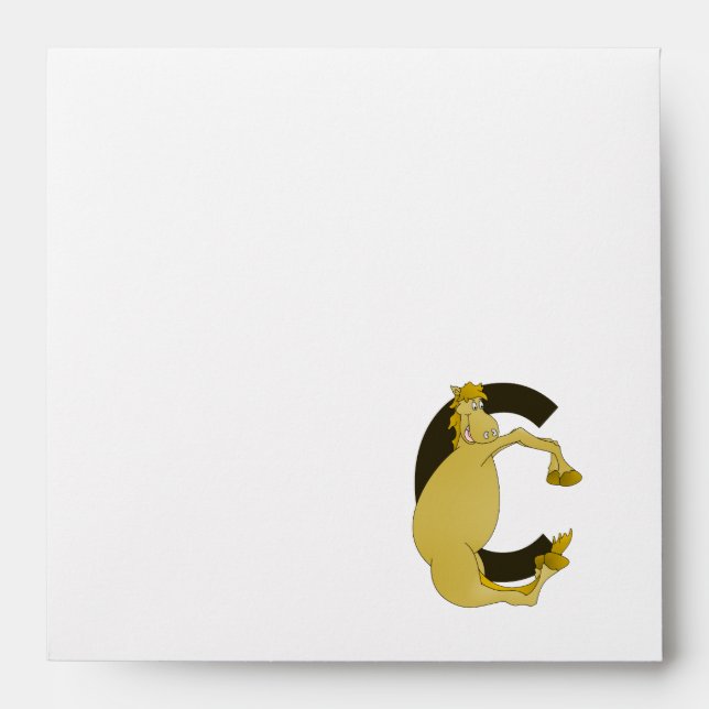 Monogram Pony C Envelope (Front)
