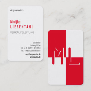 Monogram Portrait Business Card