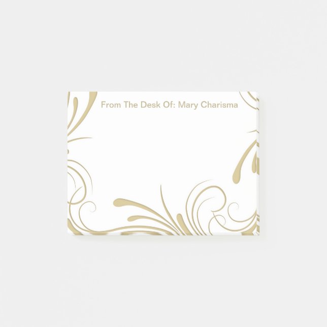 Monogram Post Notes (Front)