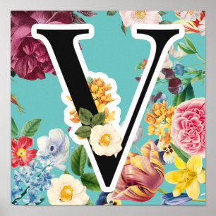 monogram poster