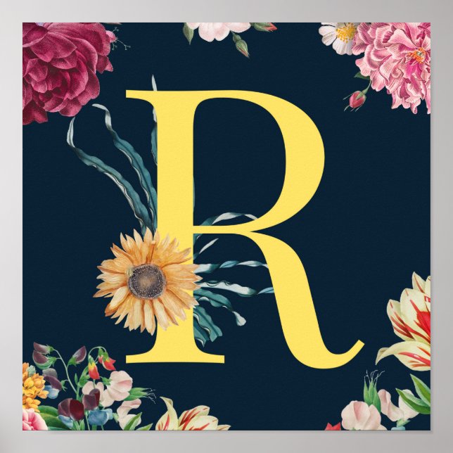 monogram poster (Front)