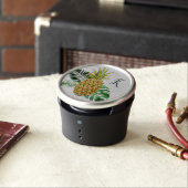 Monogram Pretty Pineapple and Leaves Bluetooth Speaker (In Situ)