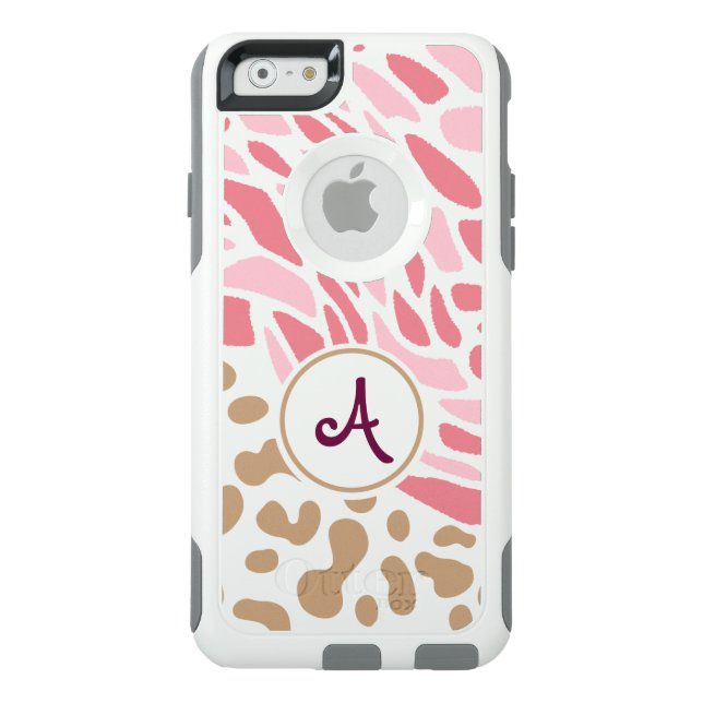 Monogram Print - iPhone Case (Back)
