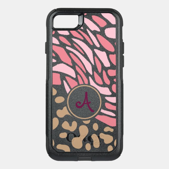 Monogram Print - iPhone Case (Back)
