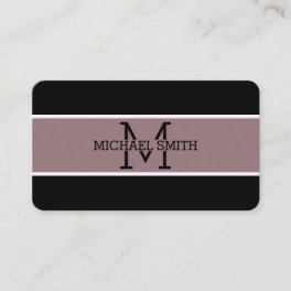 Monogram Professional Bazaar Modern Business Card