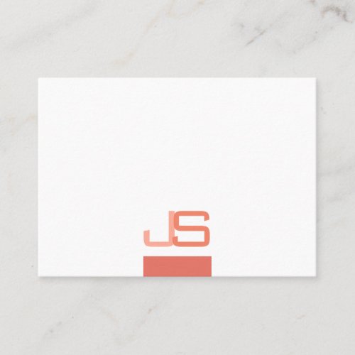 Monogram Professional Modern Elegant Template Business Card