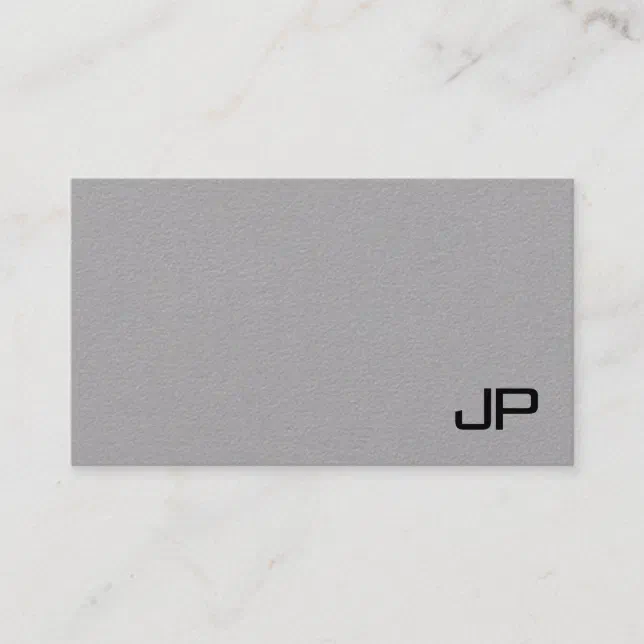 Monogram Professional Simple Template Modern Business Card | Zazzle
