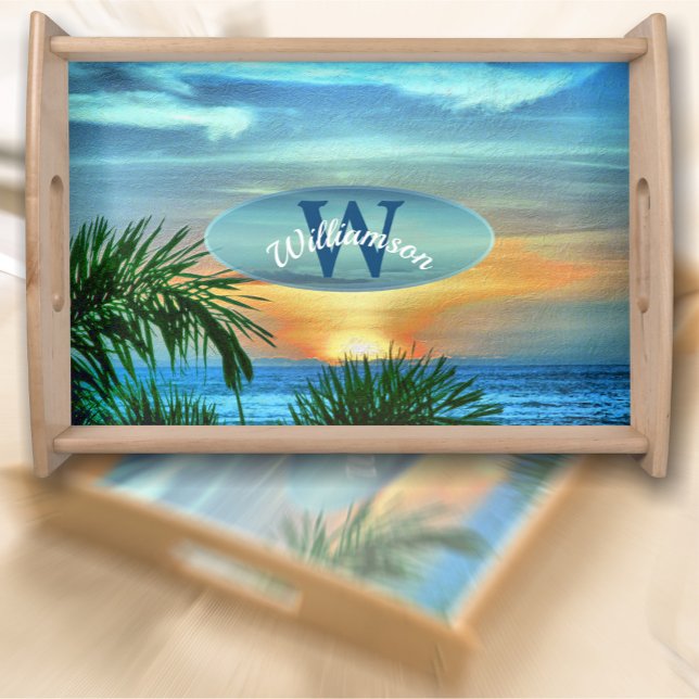 Monogram Puerto Sunset 1557 Serving Tray (Creator Uploaded)