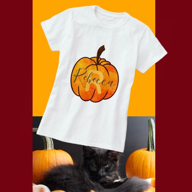 Monogram Pumpkin T-Shirt (Creator Uploaded)