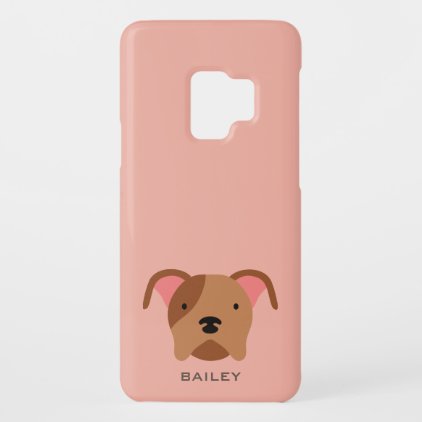 Monogram. Pups Rule! Cute Puppy Dog. Case-Mate Samsung Galaxy S9 Case