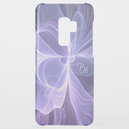 Monogram Purple Abstract Modern Fractal Uncommon Samsung Galaxy S9 Plus Case