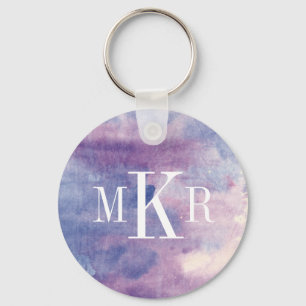 Monogram Purple Haze II Keychain
