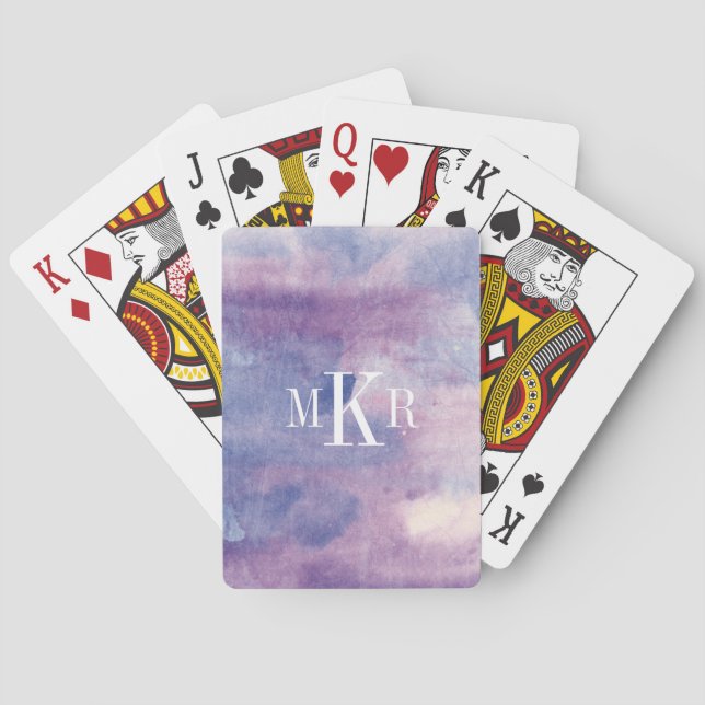 Monogram | Purple Haze II Poker Cards (Back)