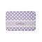 Monogram Purple White Trendy Fun Polka Dot Pattern