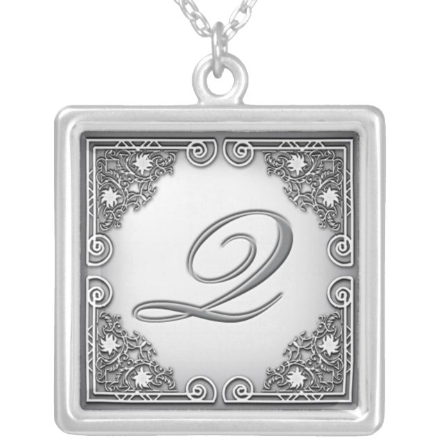 Monogram "Q" Necklace (Front)