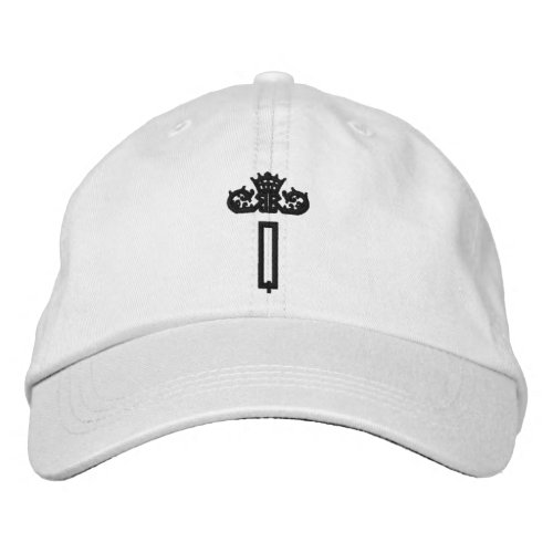 Monogram Q Personalized Adjustable Hat